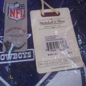 DEION SANDERS MITCHELLANDNESS AUTHENTIC  COWBOYS JERSEY